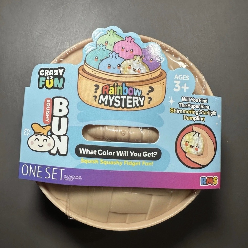RMS Rainbow Mystery Squishy Bun Blind Pack Shimmering Starlight Dumpling